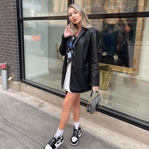 COPY - New with tags Oversized leather blazer